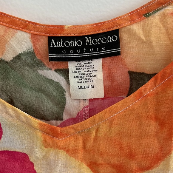 Antonio Moreno Couture Miami Floral Slip Dress - Picture 2 of 4